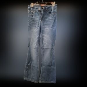 Women's Blue Jeans Indigo Rein Flare Bellbottom Pants Size 7